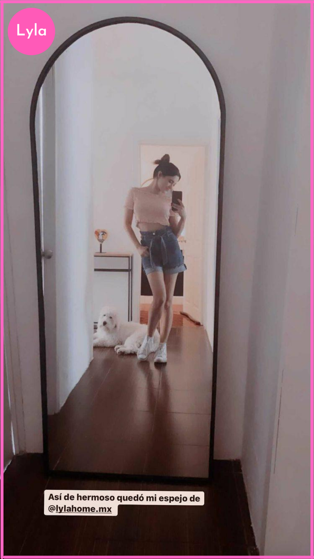Scarlet Gruber Recibe Espejo Jade de LylaHome